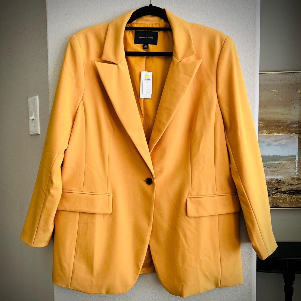 NWT BANANA REPUBLIC | One Button Blazer